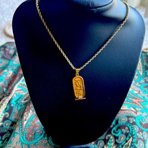 Egyptian Cartouche Necklace